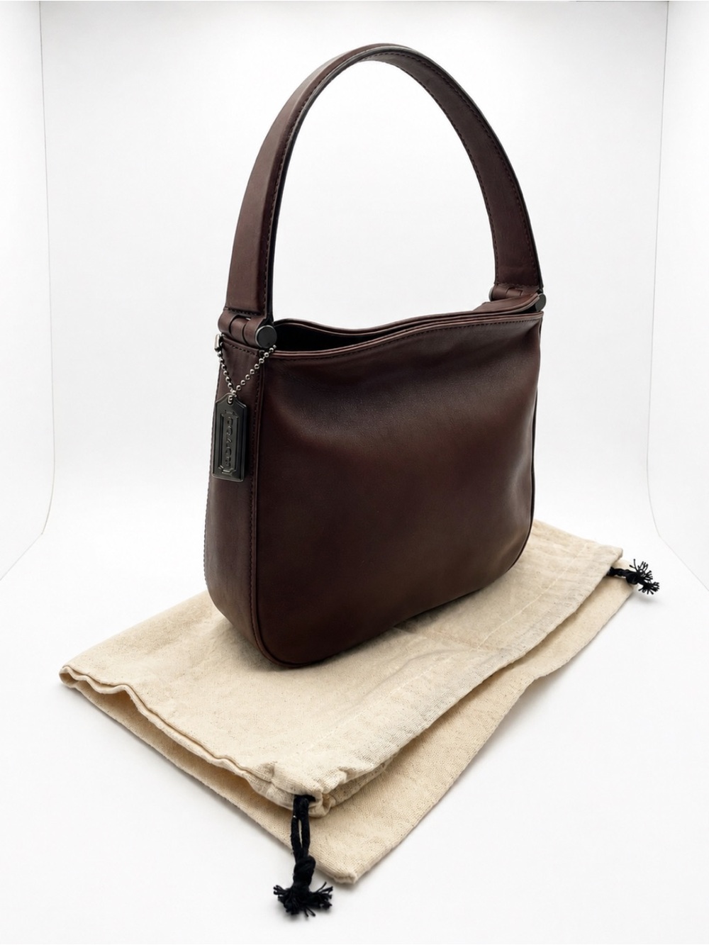 Vintage Coach Whitney Mini Hobo Bag 9181 Brown Glove Tanned Leather